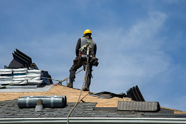 Professional Roofing technician working in Ambridge, PA
